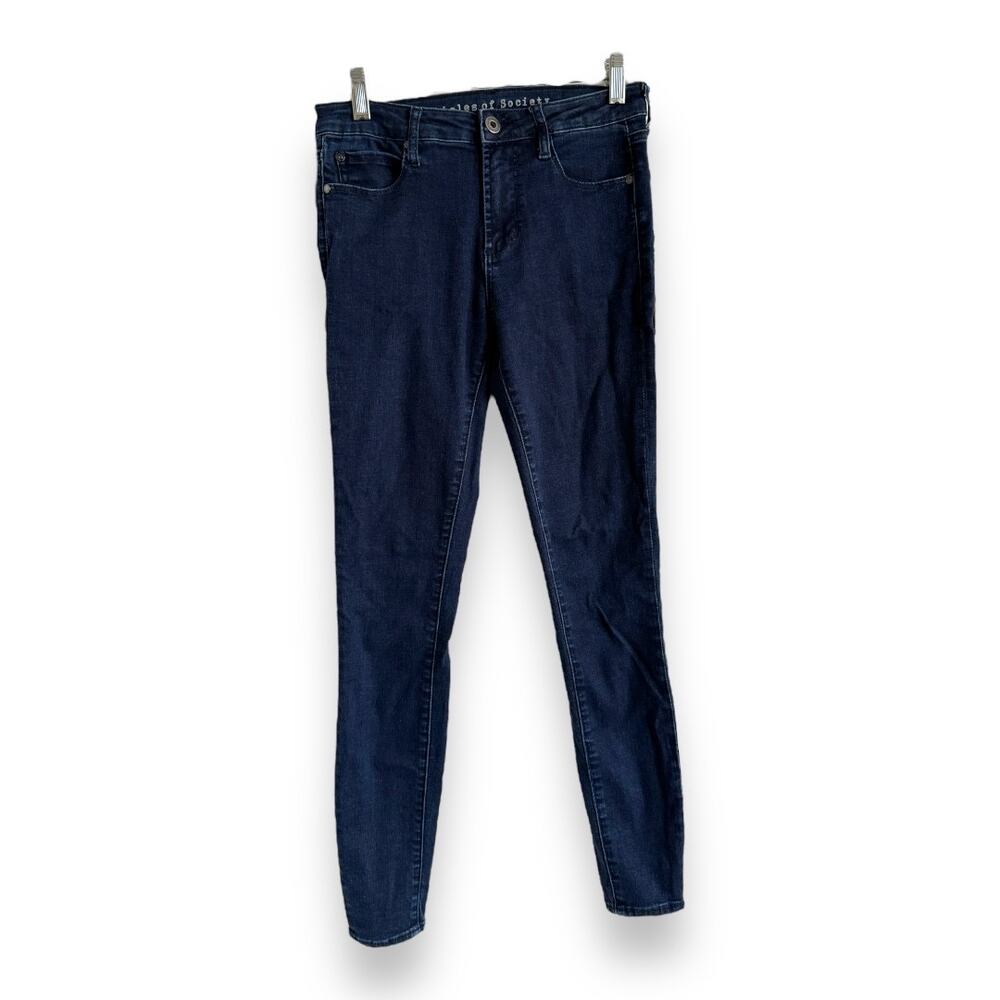 Articles of Society Womens Jeans Sz 26 Dark Blue Lana Wash Skinny 5354PL-505E